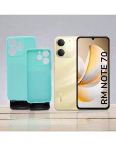 Capa Silicone Com Proteção De Câmera Para O note 70