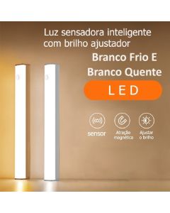 50Cm Luz LED Frio Ou Branco Quente 30Cm 20Cm Sem Fio Sensor Carregamento USB De Inteligente