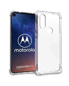 Capa Capinha Anti Choque Tpu Para Motorola Moto One Vision+PELICULA 3D