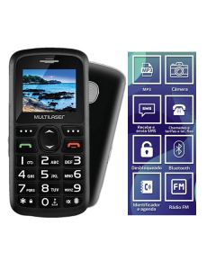 CELULAR DO IDOSO VITA 3G + BASE BOTÃO SOS FÁCIL USO P9091