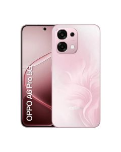 OPPO A6 Pro 5G Oficial 256GB 16GB RAM Virtual Tela 90Hz Bateria 6500mAh Câmera AI 50MP NFC IP69 Rosa Original