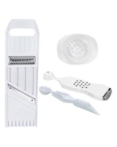 Kit Fatiador Descascador Decorador E Boleador Frutas Legumes