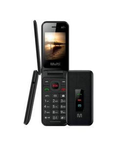 Celular Flip Vita 4g Dual Chip Mp3 Preto Multi - P9227