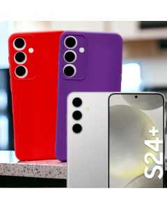 Capa Silicone Aveludada Modelo Galaxy S24 Plus