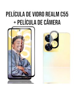 Película De Câmera + Película de vidro 3D Realm C55