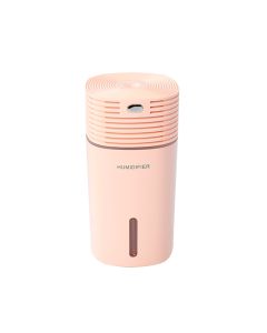 Umidificador Portátil De Ar C/ Luz Led Capacidade 255ml Silencioso Usb Ideal P/ Quarto Mesa Escritório