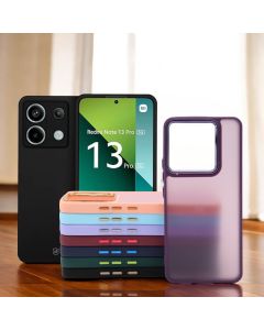 Capa Protetora Fosca Borda Colorida para NOTE 13 PRO 5G