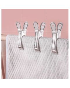 Pregador De Roupas Inox Varal Lavagem Kit 20 Clips (5cm DDDH) Pinça Para Pendurar Roupa,Prendedor Roupa Lavanderia