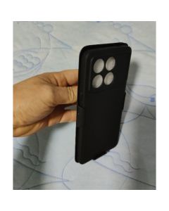Capa Suporte Cintura Case Poco X6 PRO /K70E 5G Preta Com Capa de Silicone da Camurça