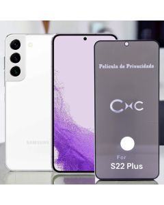 Película de Privacidade Galaxy S22 Plus Com Furo na Digital