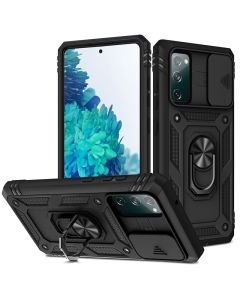 Capa Armadura Anti-Impacto Com Suporte De Anel Para Samsung S21 Plus / S21Ultra / S20Fe