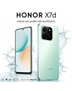 HONOR X7d 4G, 256GB / 8GB RAM, Processador Qualcomm Snapdragon 685, Câmera 108MP, Bateria 6500mAh, Versão Global