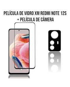 Película De Câmera + Película de vidro 3D XM Redmi Note 12S