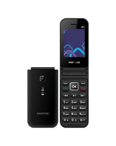 Celular Positivo P51 Função Modem 4G Câmera Traseira Rádio FM Botão SOS Dual SIM - Pret
