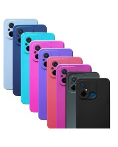 Case Capinha Aveludada Compatível com Redmi 12C 100% Silicone 12 C