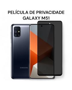 Película de Privacidade de Vidro 3D Para Galaxy M51