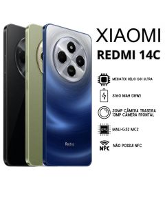 Smartphone Xiaomi Redmi 14c Versão Global Original