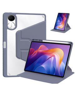 Para Redmi Pad 2 Caso Com Suporte De Caneta 360 Rotação Acrílico Claro Duro Tablet Funda Xiaomi 2025 11 Polegada Coque