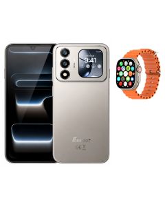 Uranyx Fossibot S7 16.128 GB ou 32.256 GB Memoria Tela Traseira Android 16