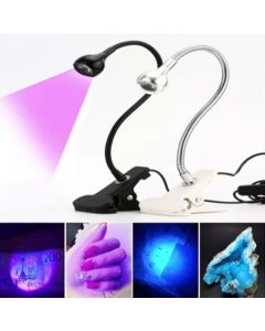 Mini Lâmpada Led USB De Mesa Com Clipe Flexível UV Para Unhas