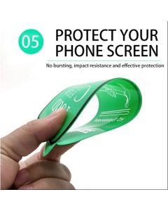 2 Películas Cerâmica Nano 9d A21s Flexível transparente Gel Inquebrável Anti shokc