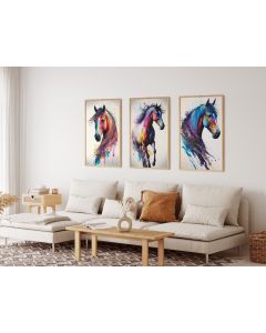 Quadro Decorativo cavalo Amimais  , decoração casa Quadro Decorativo Cavalo tamanho grande