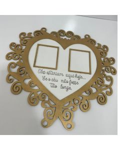 Placa de homenagem em mdf 3mm eles estariam aqui se o céu não fosse tao distante