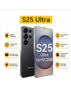 Celular Smartphone S25 ultra s5G 16GB+512GB Tela Grande De 6.78 Polegadas 5000mAh Celular para jogos.