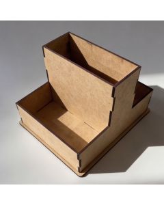 Kit 25 Porta Comanda Numerado em MDF com Divisórias Organizador de Mesa Restaurante Lanchonete
