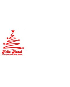 ADESIVO ARVORE DE NATAL PARA VITRINE