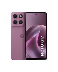 Smartphone Motorola Moto G17 4G 4GB 256GB Tela 6,7 FHD+ Câmera 50MP  NFC 5200mAh Rosa