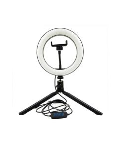 Ring Light Iluminado Led 20CM / 8 polegadas + Tripe De Mesa + Suporte de celular 123