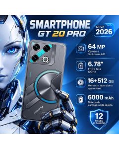 Smartphone 5G GT20 Pro 16+512GB 6000mAh Bateria Versão GLOBAL Dual SIM