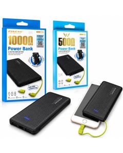Carregador Portátil Pineng Power Bank 10.000mah 5000mah com adaptador iPhone Lightning USB Android