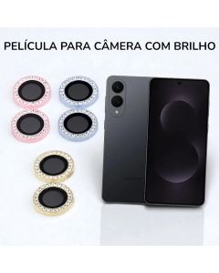 Kit 2x Pelicula De Câmera Para O S25 Edge Com Strass