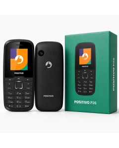 Celular Positivo P26 Dual Chip 2G 32MB Desbloqueado Bateria Durável Simples e Prático
