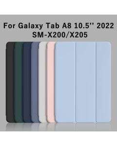 Para Samsung Galaxy Tab A8 2022 10.5'SM-X200 X205 Tri-fold Flip Caso Suporte Magnético Capa Protetora De Couro Do Plutôn