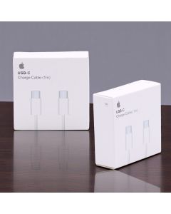Cabo USB-C para USB-C – 1 Metro Compatível com iPhone Apple LACRADO C/ NOTA FISCAL