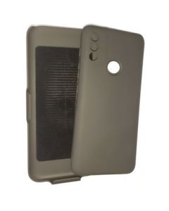 Capinha Motorola Moto E20/E30/E40 Preta+ Suporte Cintura Com Capa de Silicone Premium