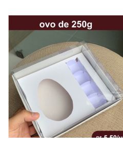 10 und Caixa para ovo de colher com ajuste 150g a 500g pascoa embalagem kraft 21x16x10cm