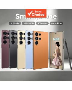 Smartphone 4G genérico desbloqueado, com caneta integrada, tela de 6,6, 3+32GB expansível a 128GB, Dual SIM,