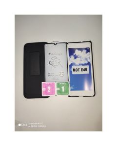 Capa +suporte do Moto E20+pelicula de vidro