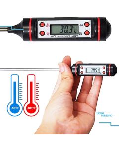 Termômetro Culinário Cozinha Digital Espeto P/ Cozinha temperatura Top Util