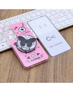 Capa Estampada Suporte Para Galaxy S24 PLUS com Película Vidro 3D c/ digital