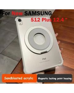 Capa Rotativa Magnética Para Samsung Galaxy Tab S12 Plus 12.4 " A9 A11 + S11 S10 Lite S9 FE S8 S7 8.7 11 " Dura À Prova