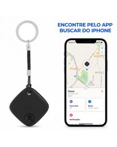 Mini Rastreador Inteligente Compatível App Buscar iPhone Localizador