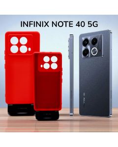 Capa Silicone Com Proteção De Câmera Para Infinix Note 40 5g
