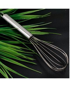 Batedor 22 Cm Fue Ovos Multiuso Para Cozinha Prático E Útil Na Hora Que For Fazer Suas Receitas Em Aço Inox