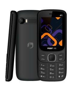 Celular idoso 4g Positivo P41 Dual Chip 32MB Tela 4' Rádio FM 4G Câmera Bluetooth Preto