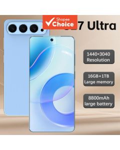 Smartphone de 7,3 Polegadas S27 Ultra com Tela Grande HD, Reconhecimento Facial, Dual Chip e Ideal para Jogos